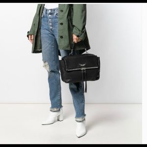 Zadig &voltaire twins zip bag